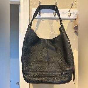Rebecca Minkoff black leather shoulder bag